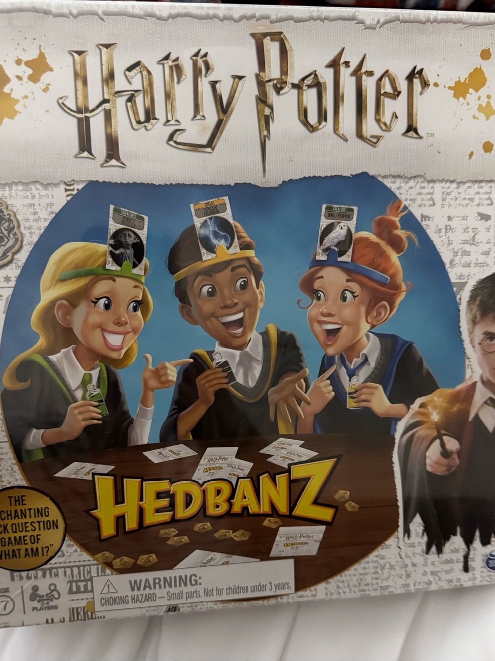 Warner Bros. Harry Potter Hedbanz Kids Costume Game - Blue, Green, Yellow